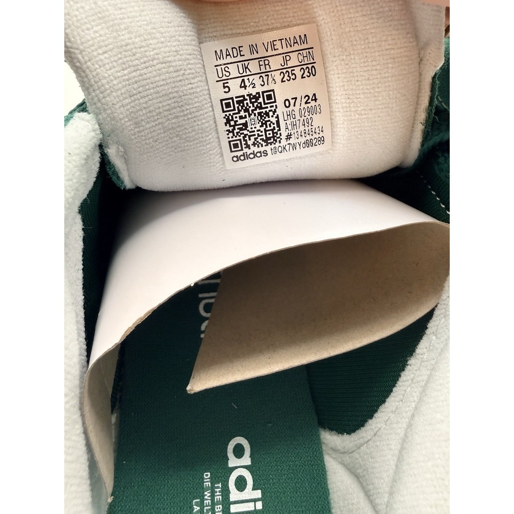 [IH7492] YOUTH ADIDAS CAMPUS 00S 'DARK GREEN WHITE' Size 5 US W/ Box - Picture 7 of 9